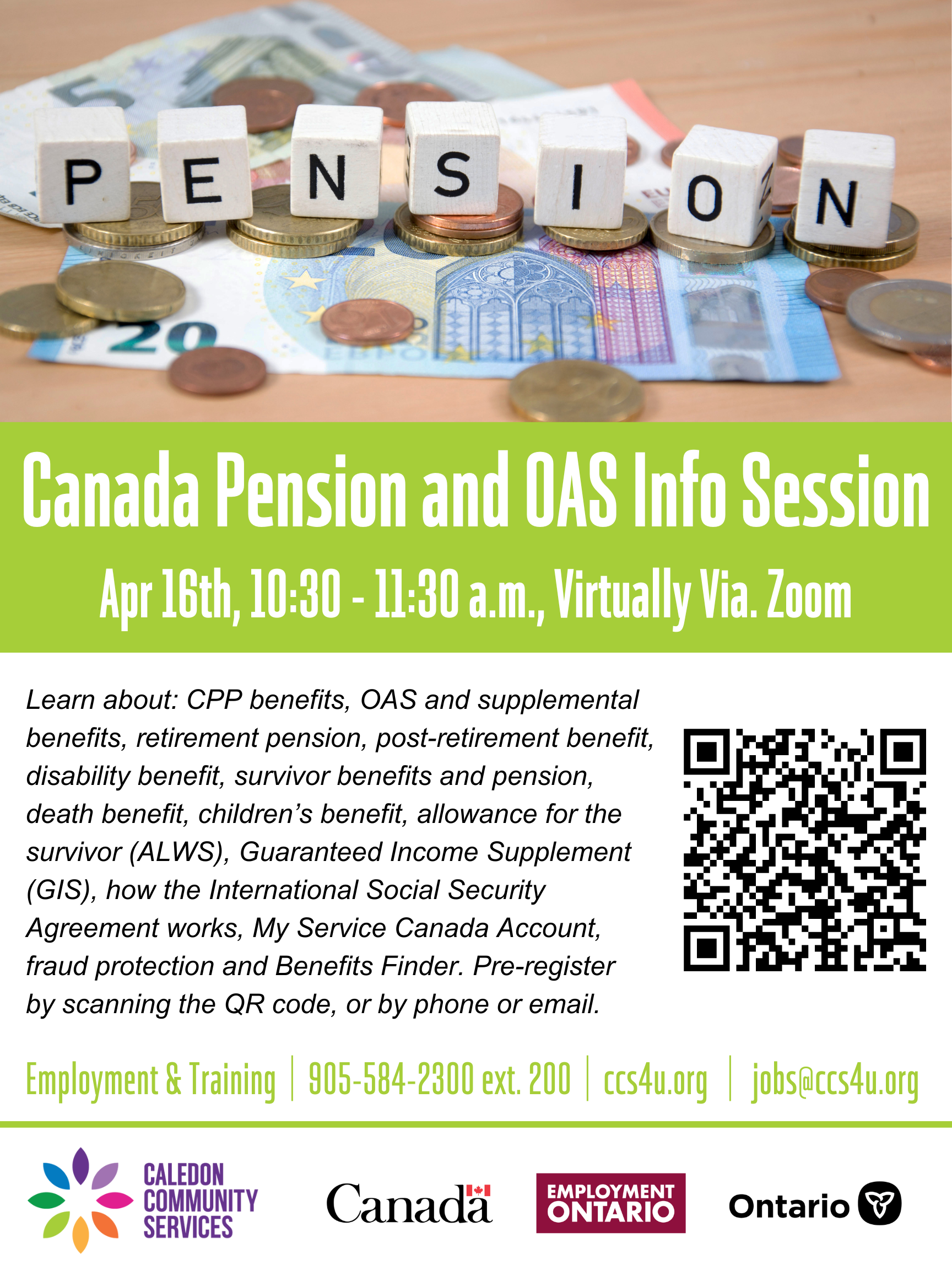 CPP OAS Service Canada Session 3