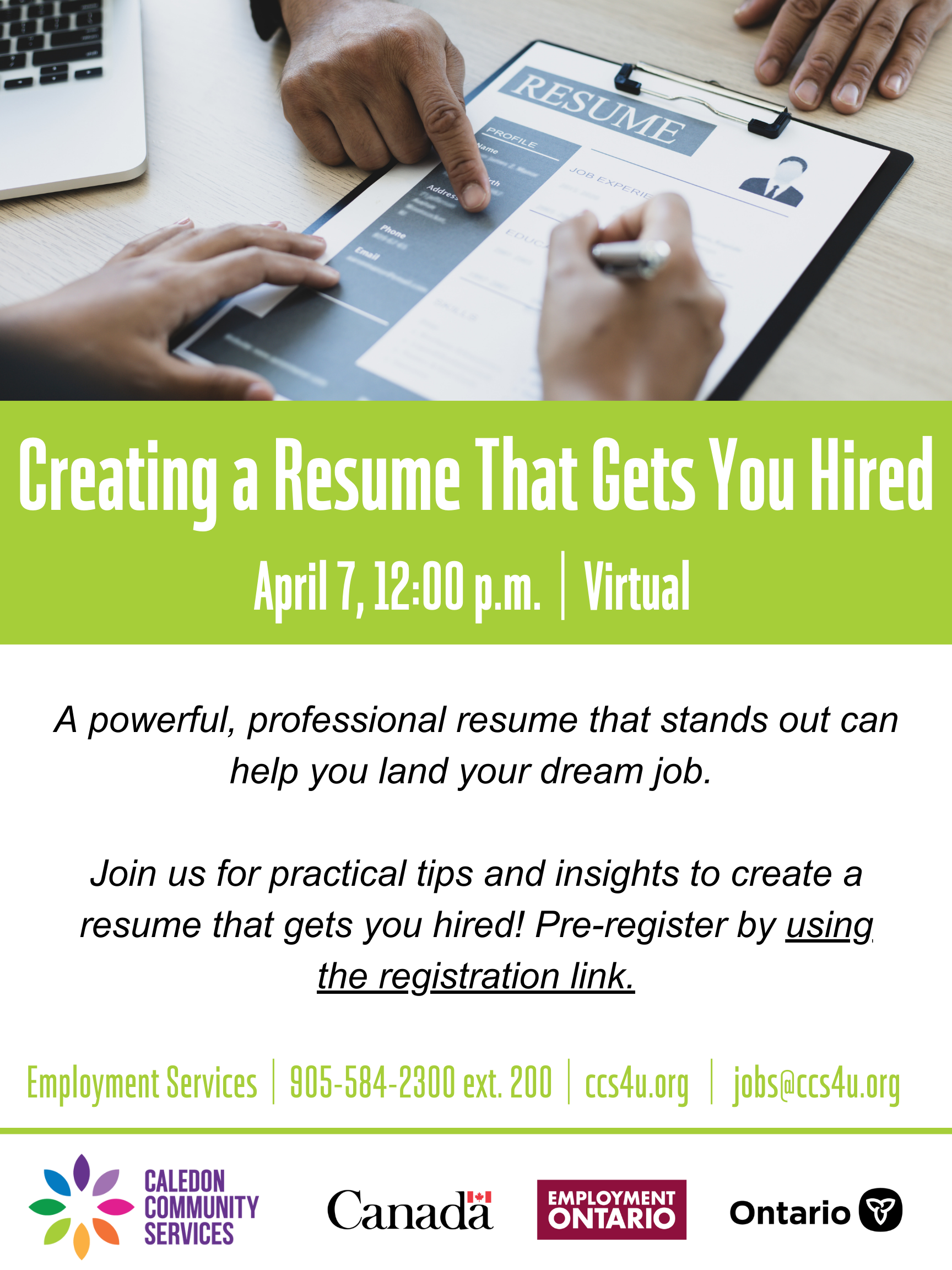 Resume that gets you hired