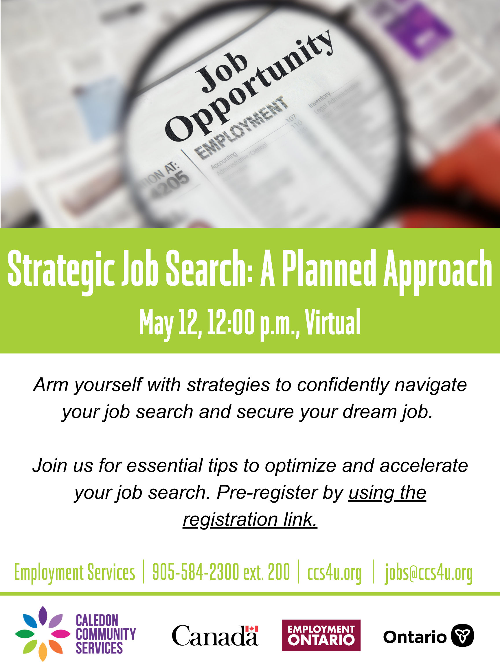 May 12 job search